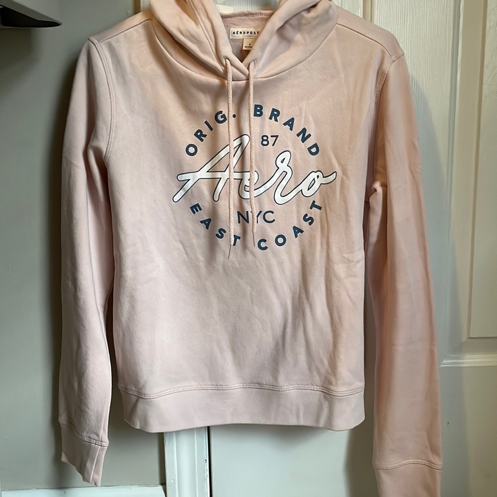 Small, pink, Aeropostale hoodie